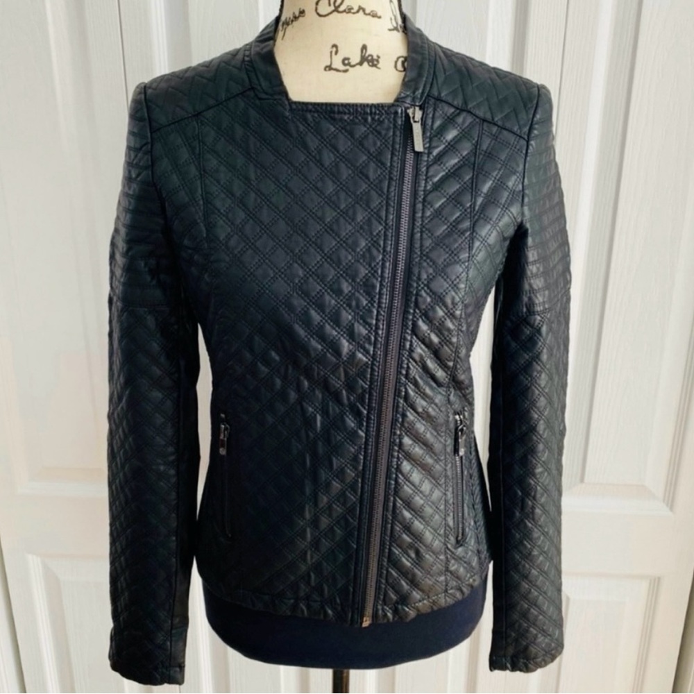 Morgan de Toi Quilted Faux Leather